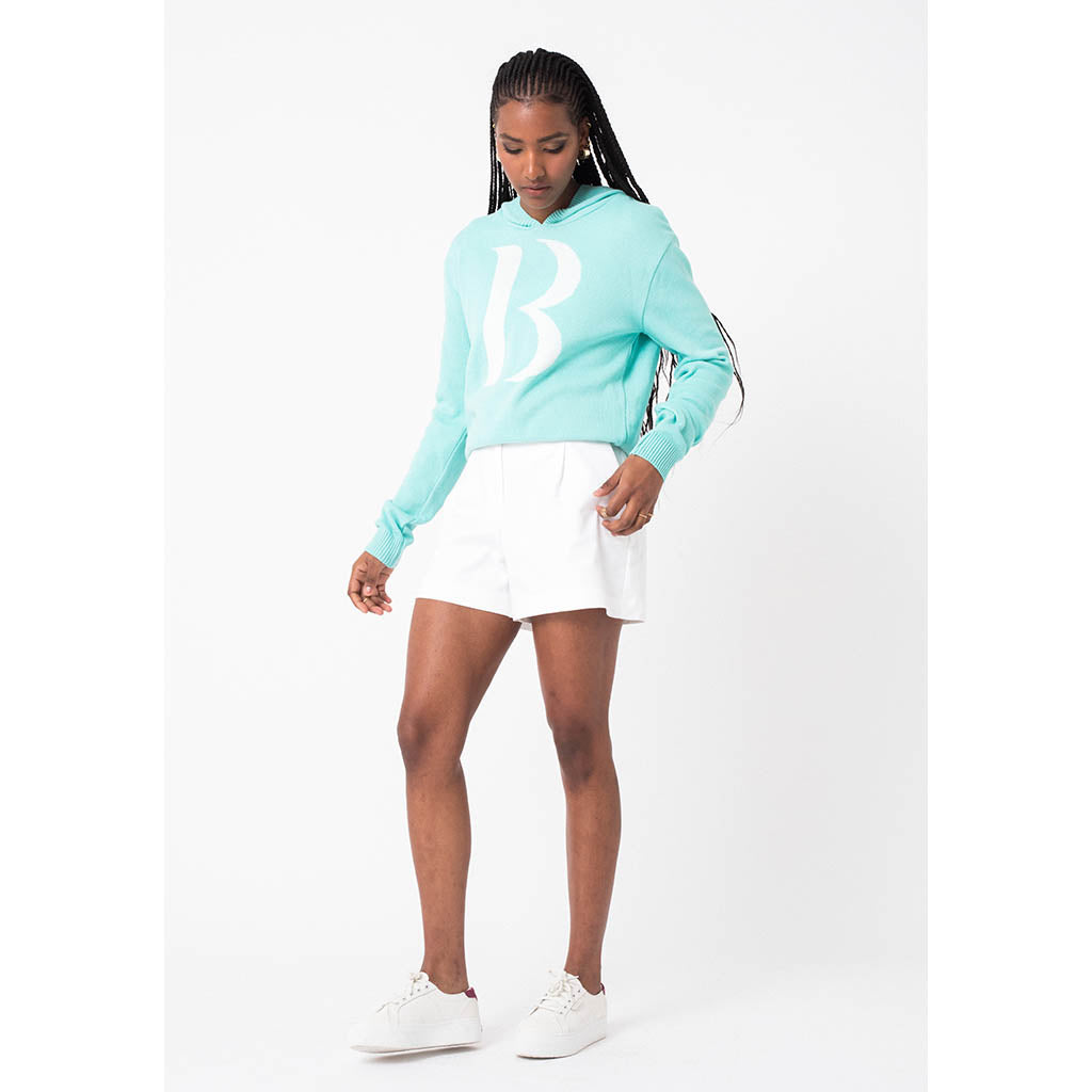 The BENA Hoodie | Cyan