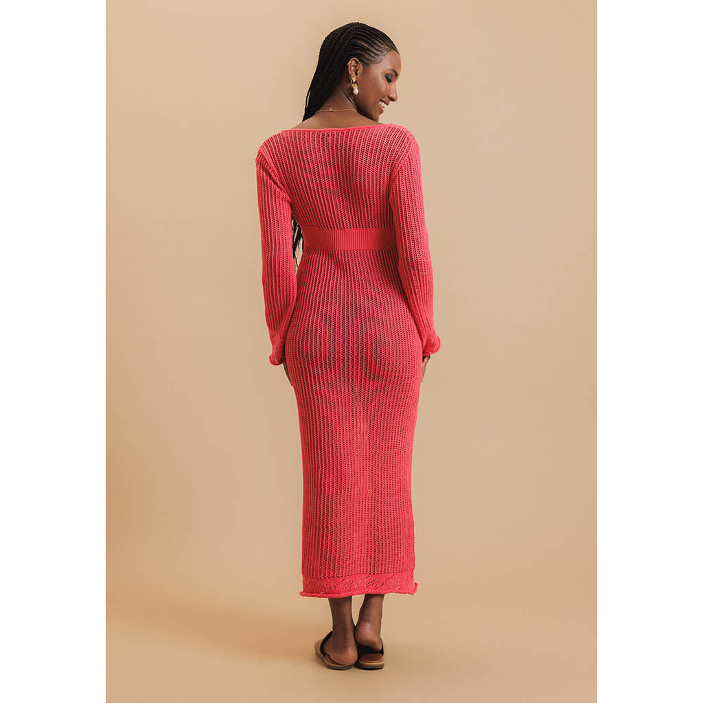 Kelly Resort Dress | Coral