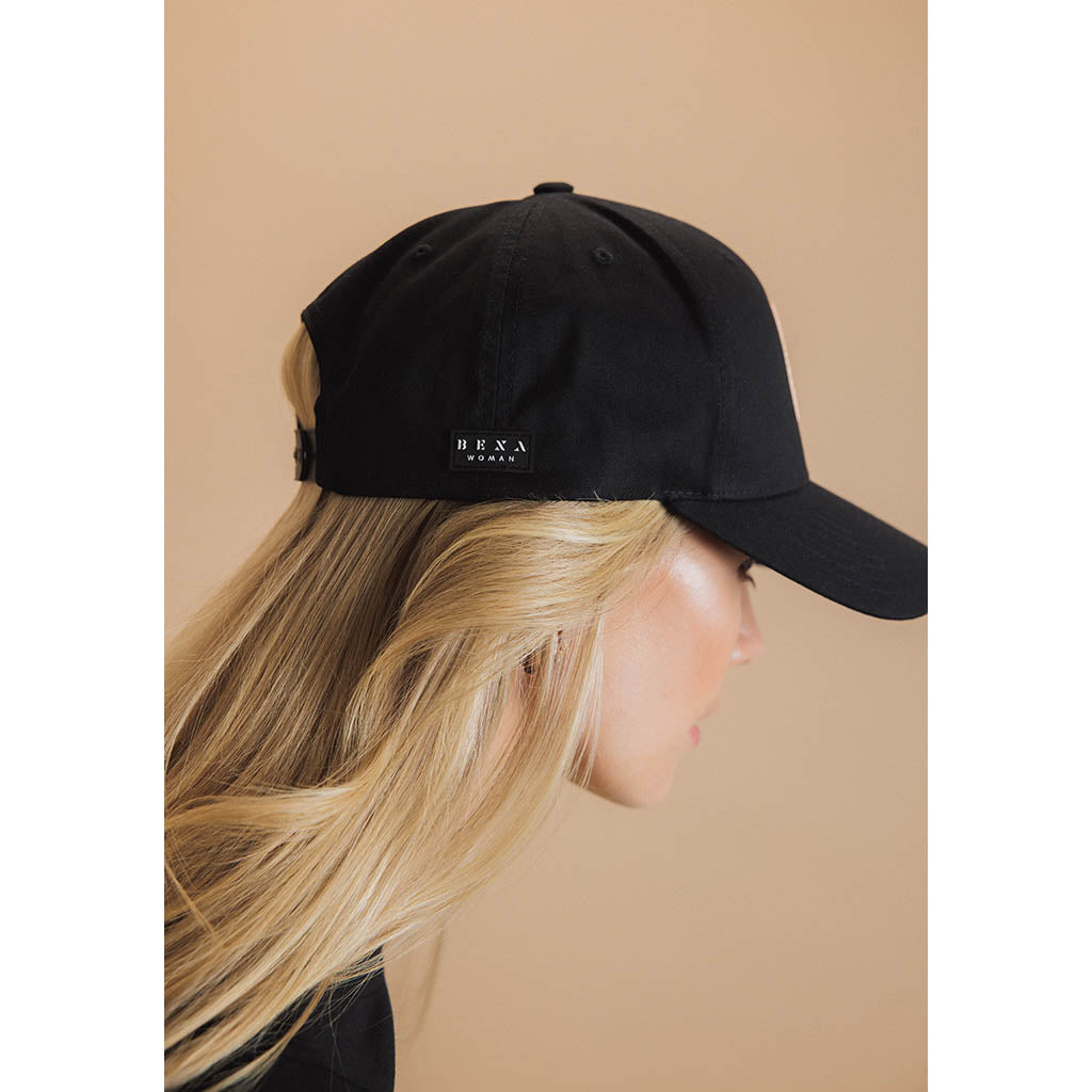 The BENA Cap | Black (unstructured)