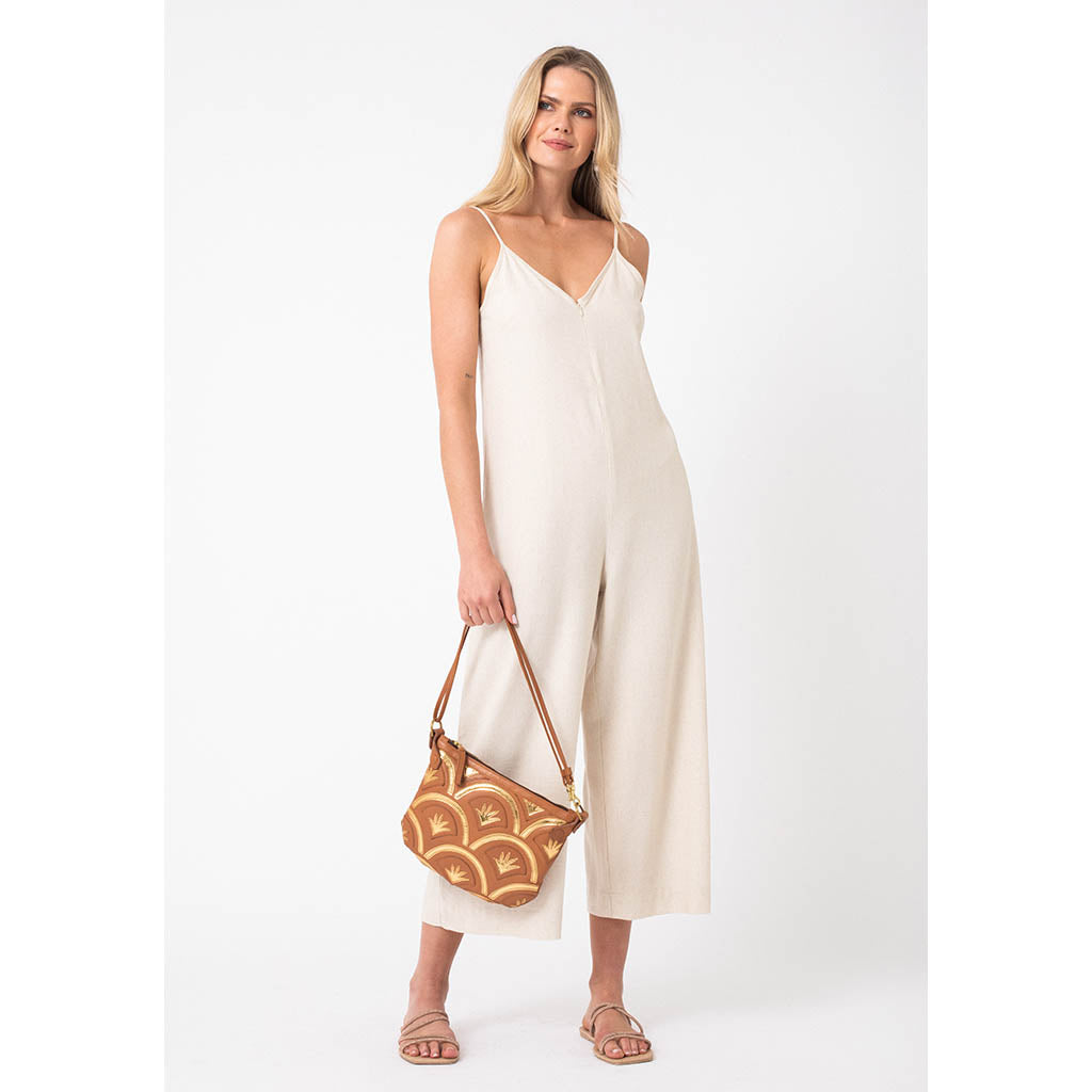 Freya Linen Jumpsuit | Natural