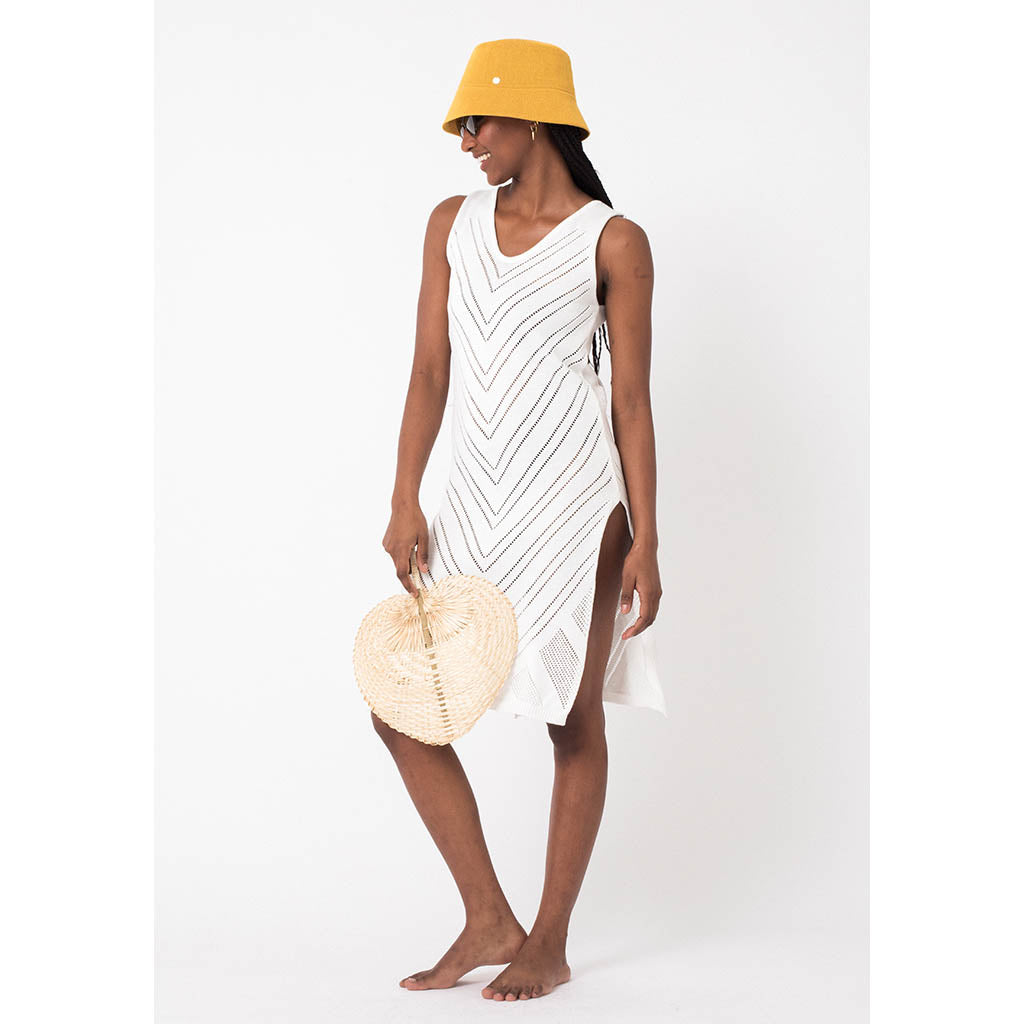 Thea Resort Dress | Ecru