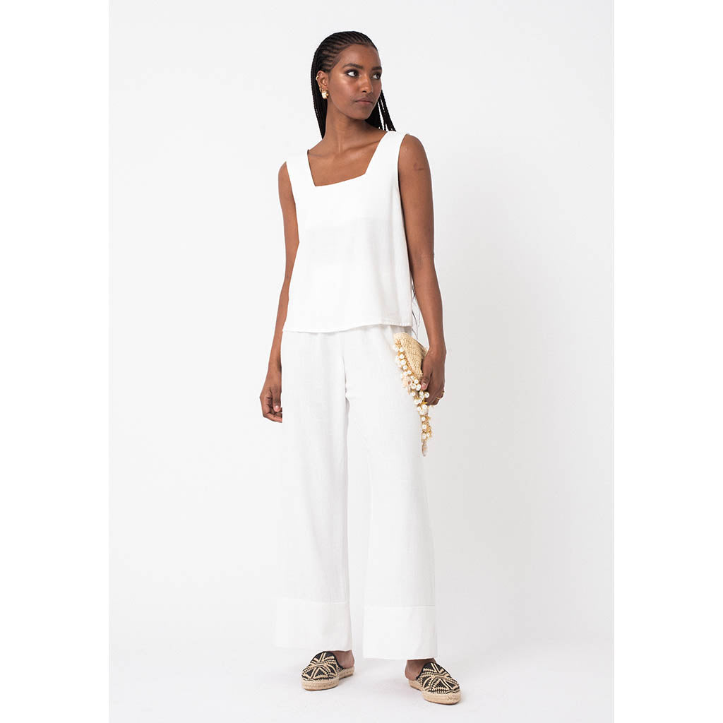 Palermo Linen Set | White