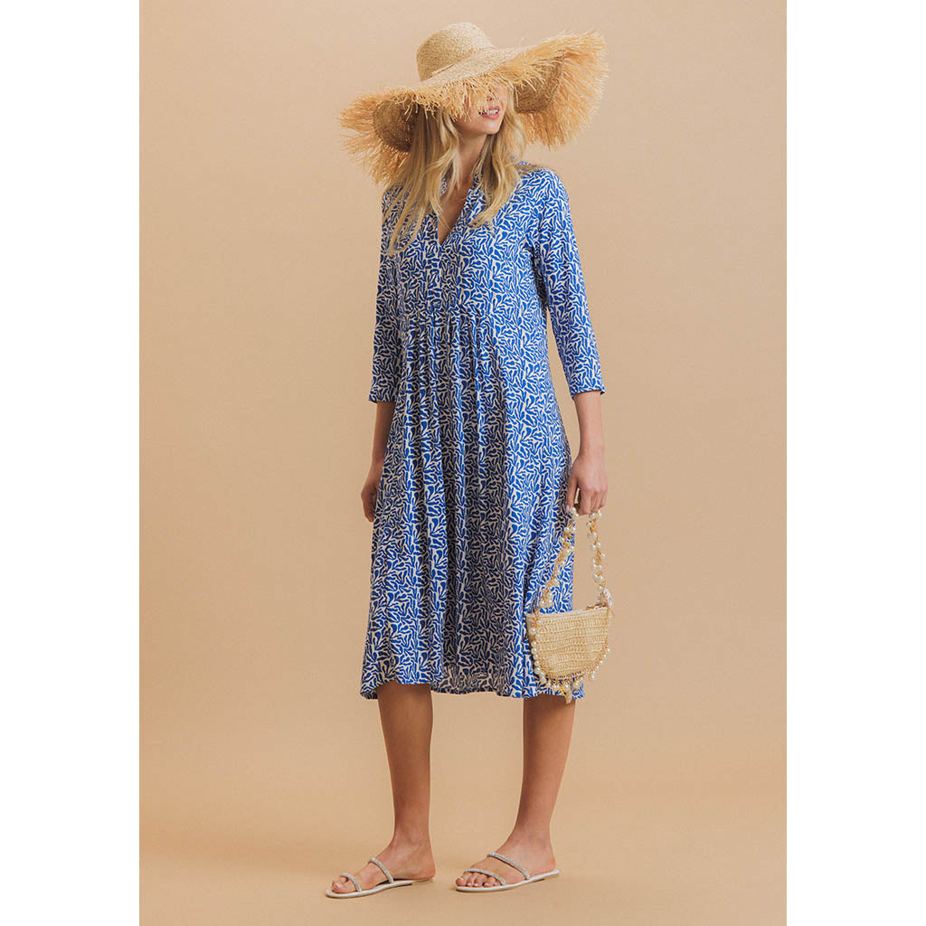 Lexi Dress | Blue Coral